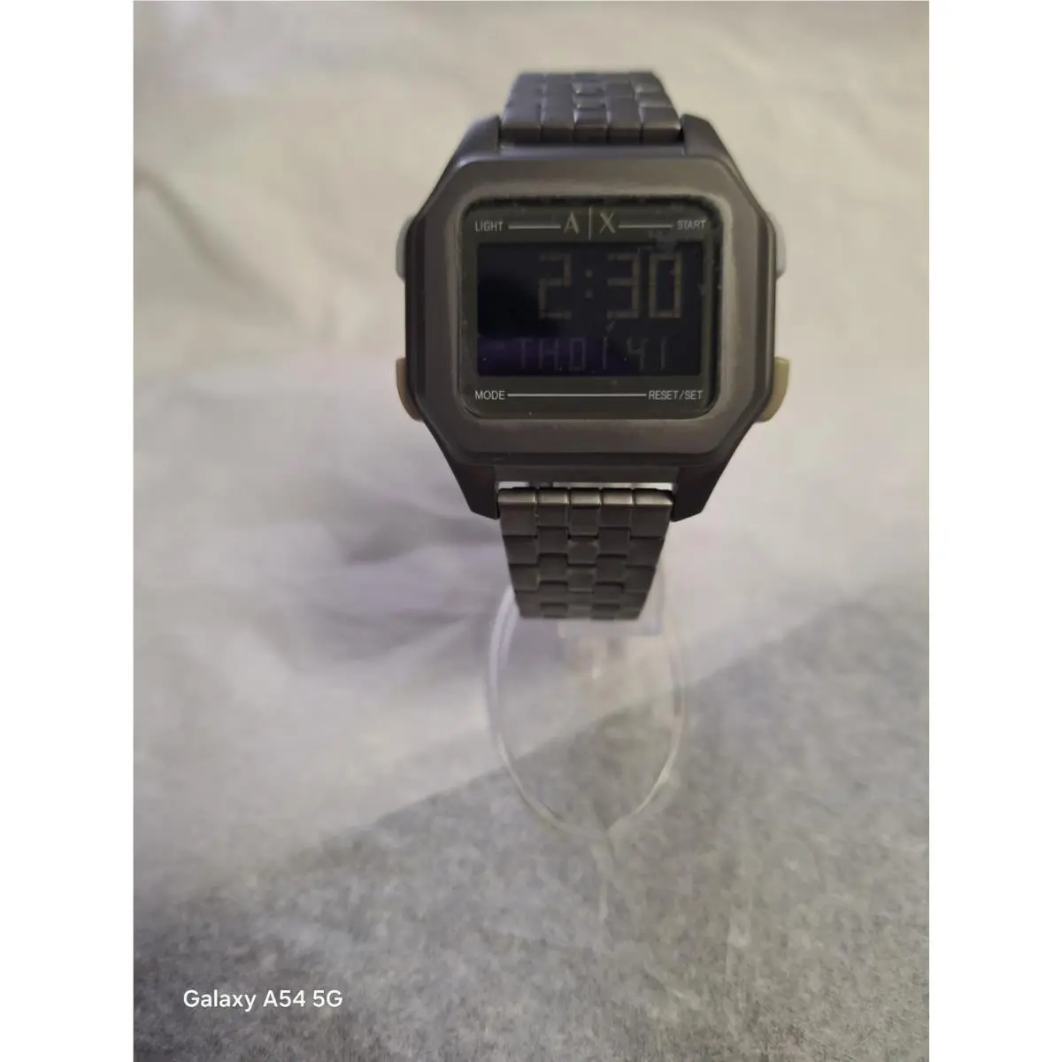 Armani Exchange AX2951 Quartz Digital Men`s Watch Gray