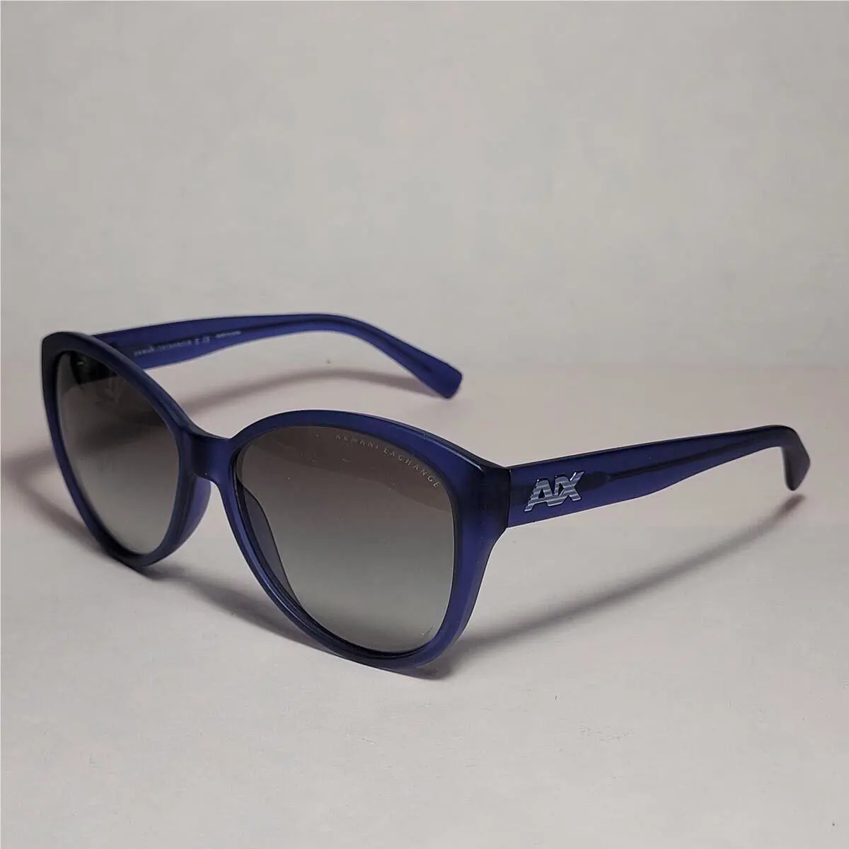 Armani Exchange AX 4006 Sunglasses Blue Frame Black Lens
