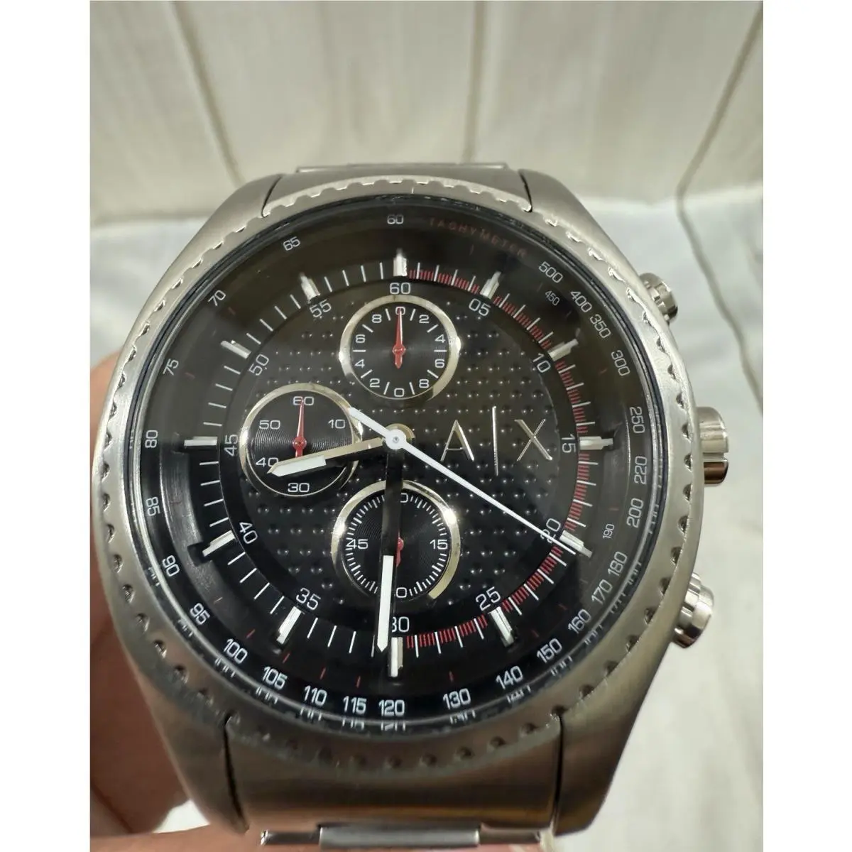 A/x The Driver Mens Chronograph Watch Two Tone Stainless Steel by Armani Exchange