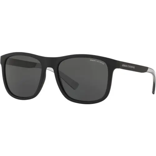 A X  Men`s AX4049SF 818287 Low Bridge Fit Square Sunglasses by Armani Exchange