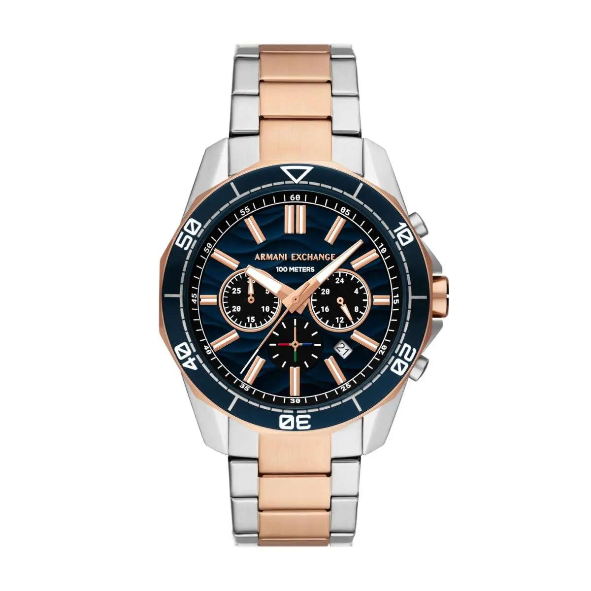 Armani Exchange Men`s Chronograph Two-tone Stainless Steel Watch Model: AX1965