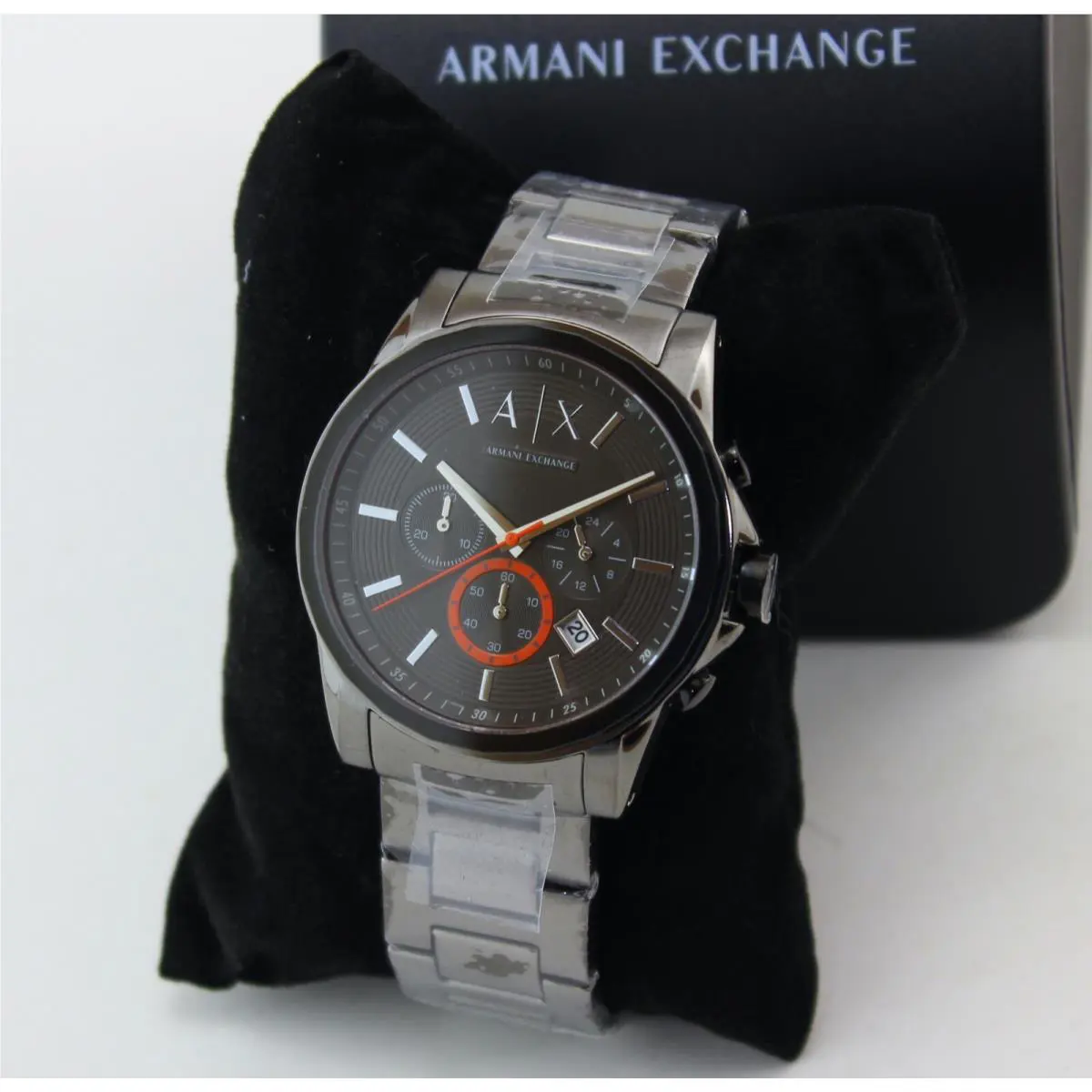 Armani Exchange Gunmetal Grey Smoke Chronograph Mens AX2514 Watch