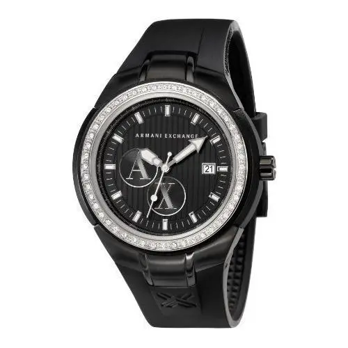 Armani Exchange AX5014 Crystal Accents Black Dial Women`s Watch