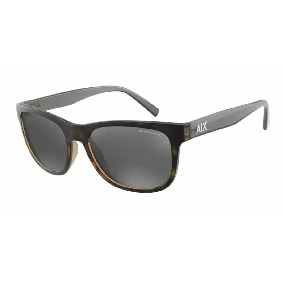 Armani Exchange AX4103S 8029Z3 Havana Pillow 56 mm Men`s Polarized Sunglasses