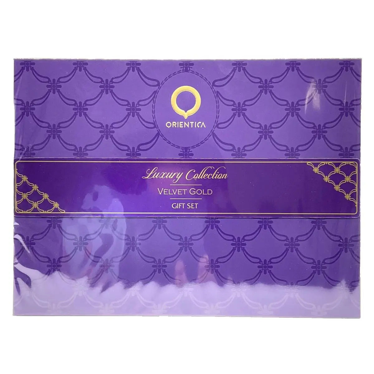 Orientica Velvet Gold 4pc Gift Set Unisex 2.7 oz + 0.25 oz + 2 x 0.33 oz Edp