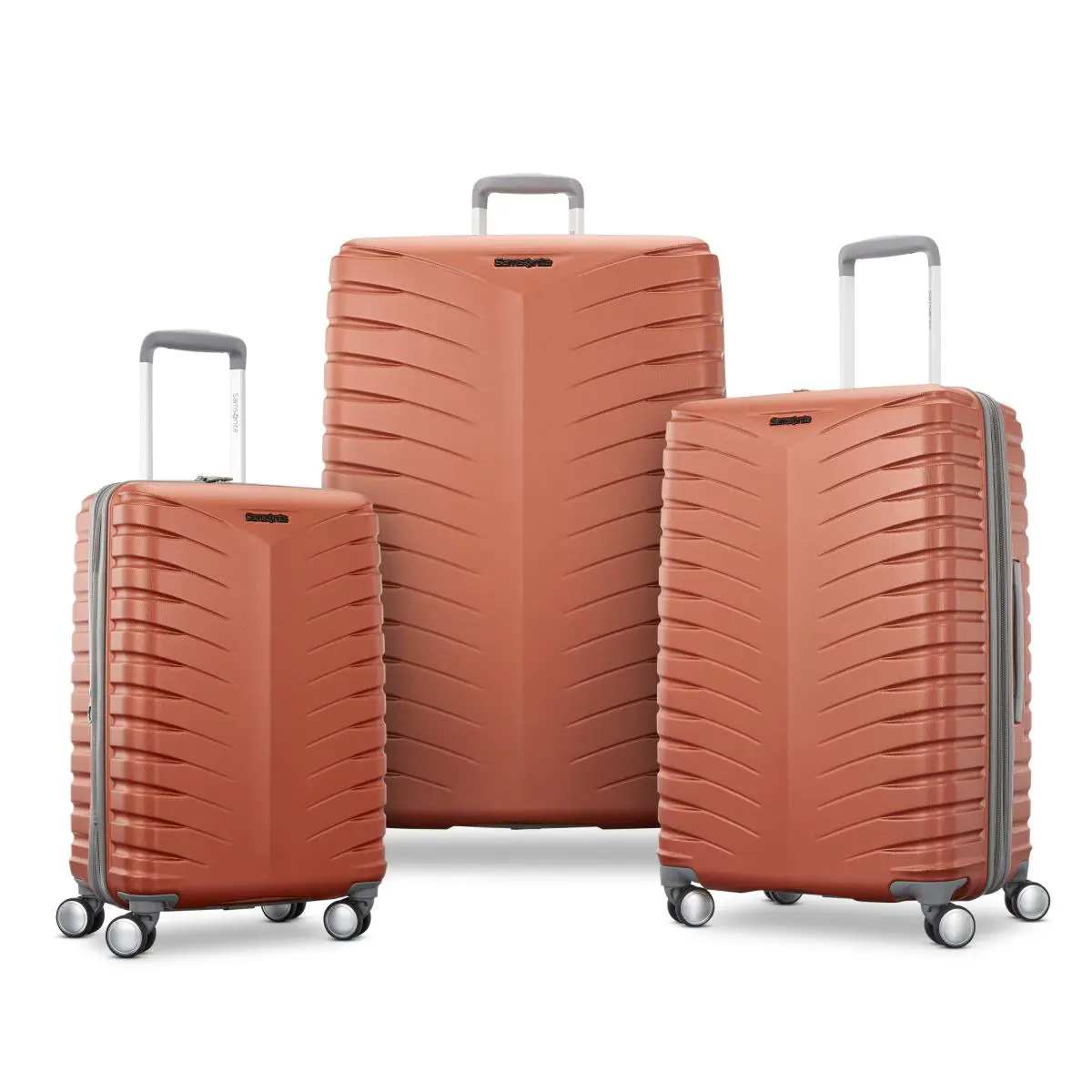 Pivot 3 Hardside Spinner 3 Piece Set Co/m/l - Luggage CITRON ORANGE by Samsonite
