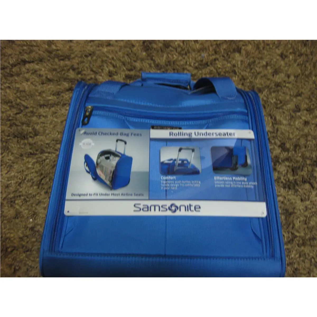 732611041 Rolling Underseater Fits Under Most Airline Seats BLUE by Samsonite