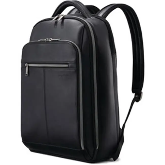 SML126037-1041 Leather Backpack Black by Samsonite