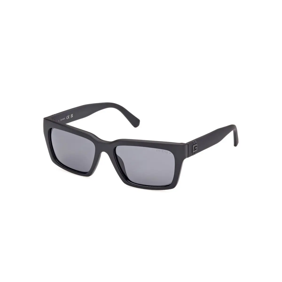 Guess GU 121 GU00121 Matte Black Matte Black 02D Sunglasses eyesize 56