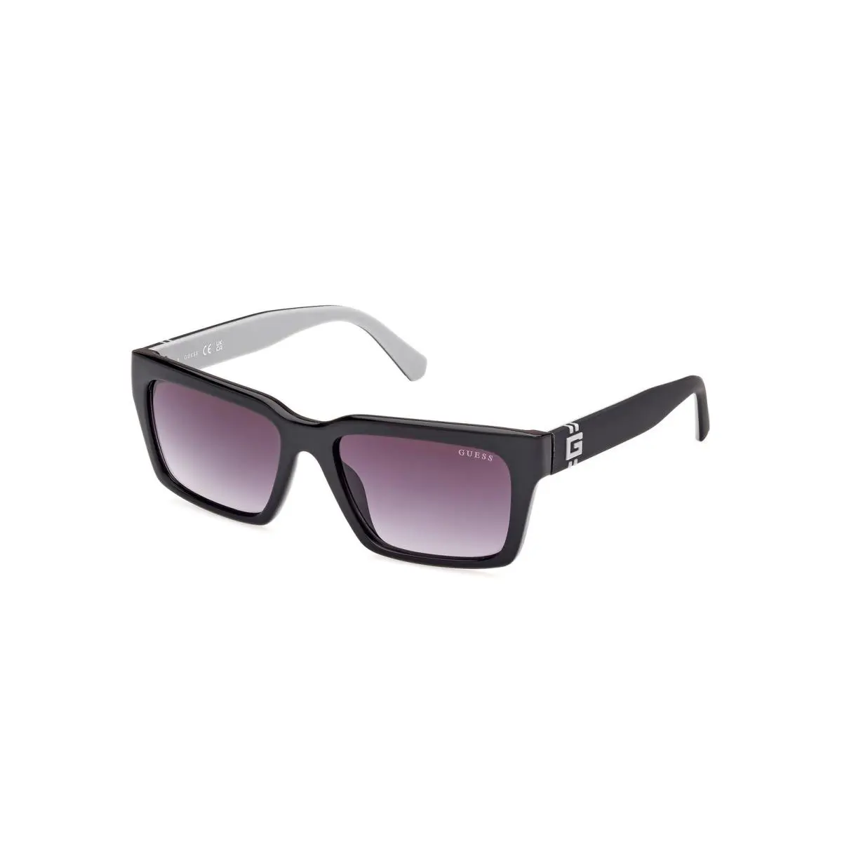 Guess GU 121 GU00121 Shiny Black Shiny Black 01B Sunglasses eyesize 56
