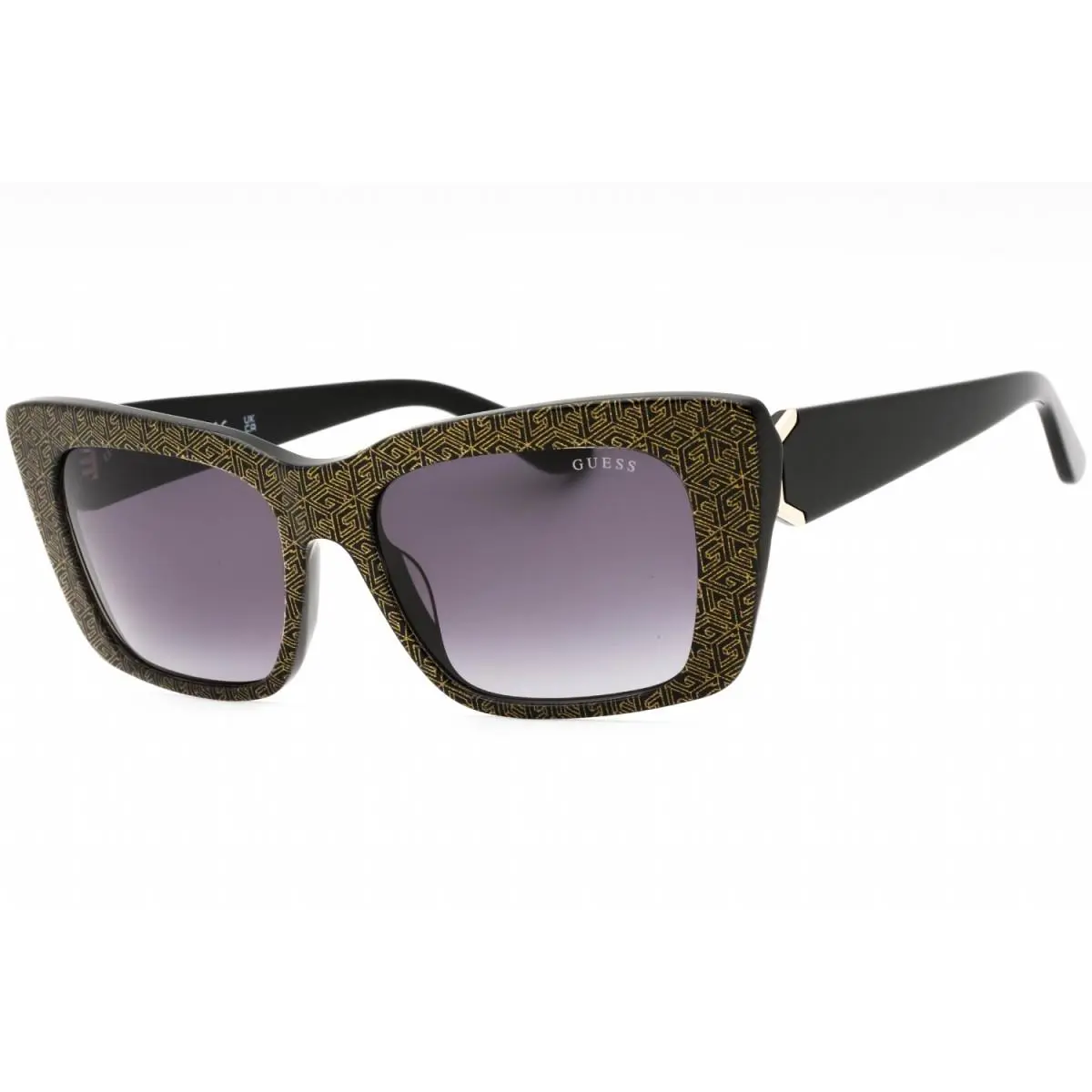 Guess GU7890 01B Shiny Black/gradient Smoke 55-17-140 Sunglasses