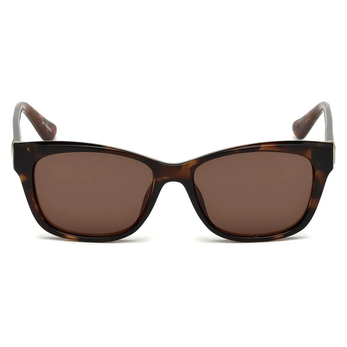 GU7538 Sunglasses Dark Havana Brown Rectangle 54mm by Guess
