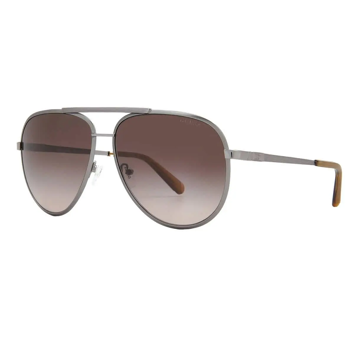 Guess Brown Gradient Pilot Men`s Sunglasses GU00209 09F 61 GU00209 09F 61