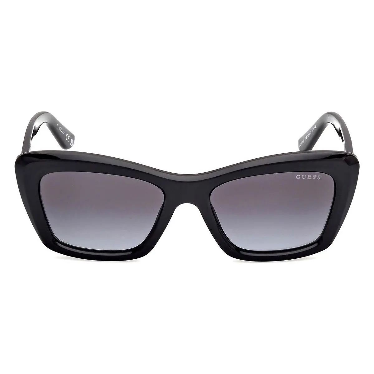 Guess GU00195 Sunglasses Female Shiny Black 52mm