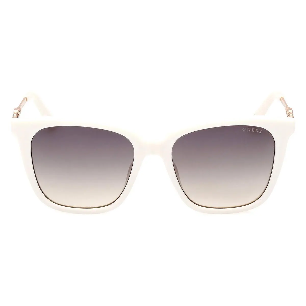 Guess GU7886 Sunglasses White Gradient Green Square 53mm