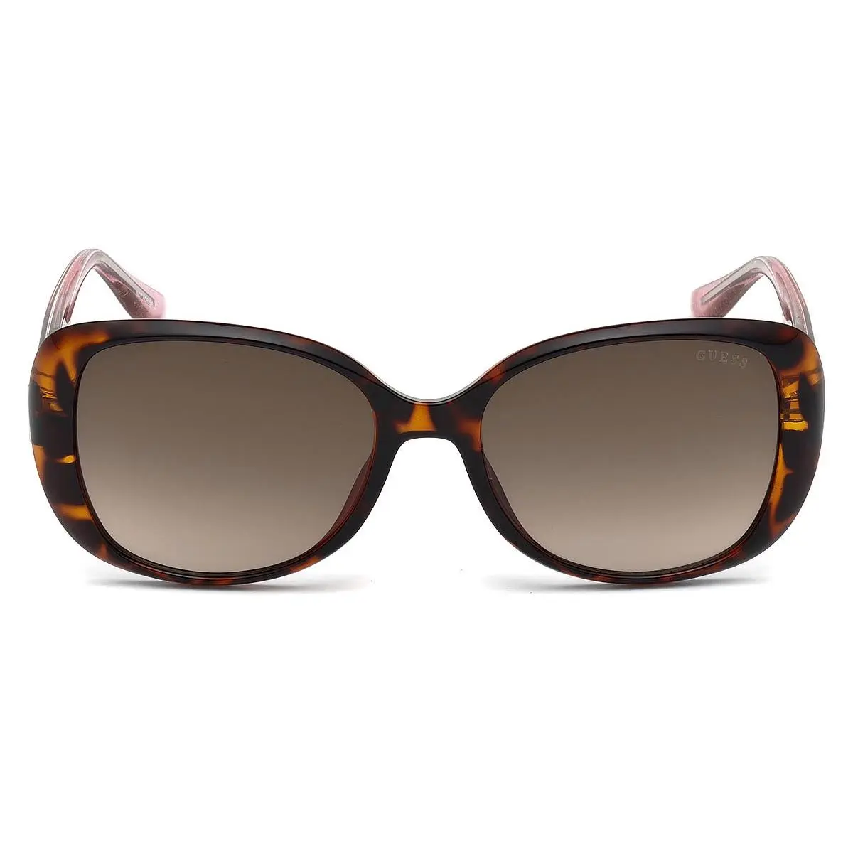 GU7554 Sunglasses Dark Havana Gradient Brown 54mm by Guess