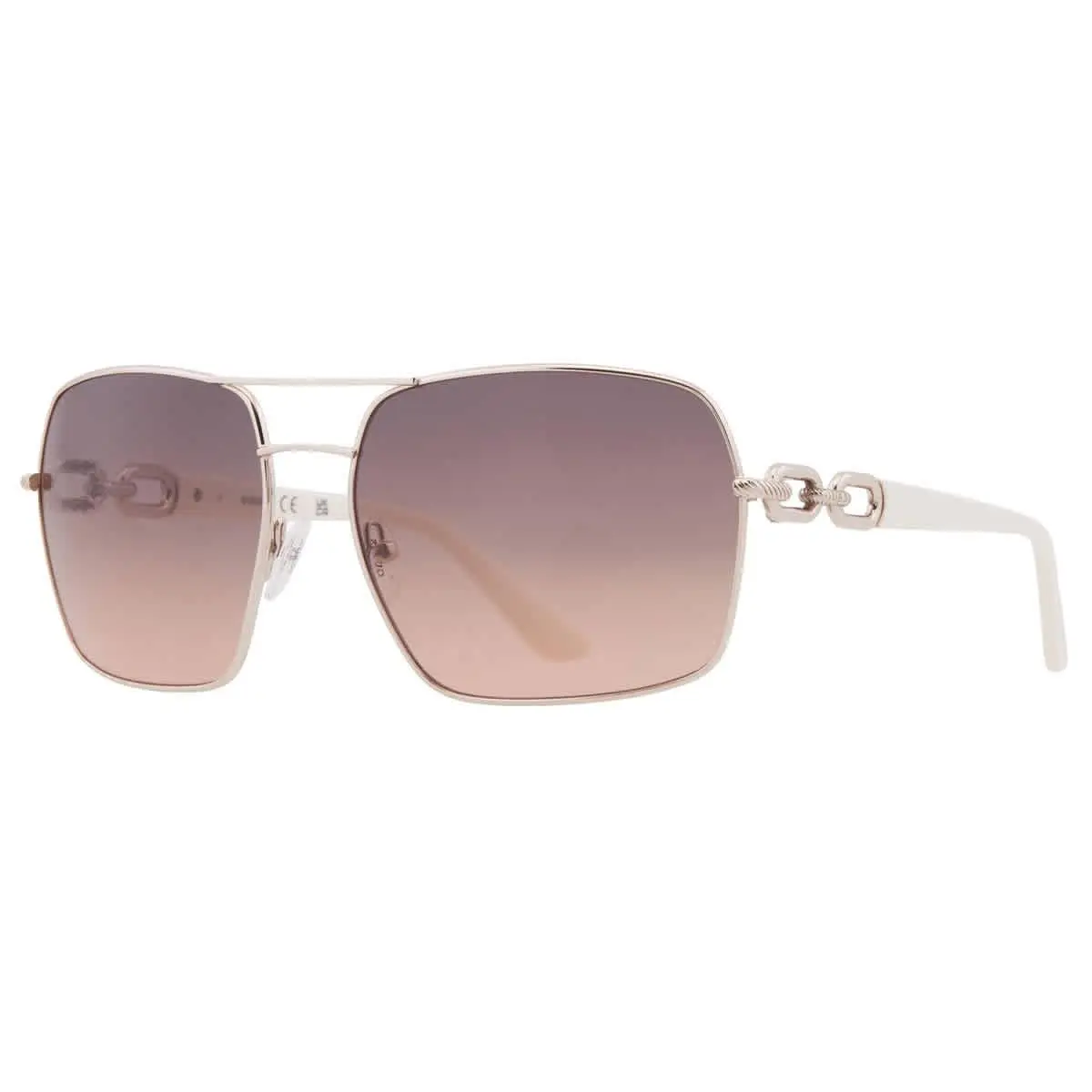 Brown Gradient Navigator Ladies Sunglasses GU00159 32B 63 GU00159 32B 63 by Guess