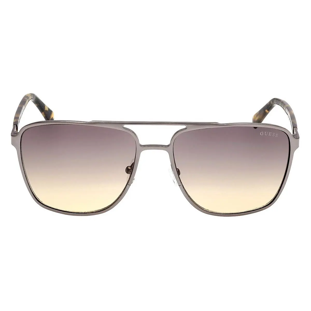 Guess GU00210 Sunglasses Male Shiny Satin Gunmetal 60mm