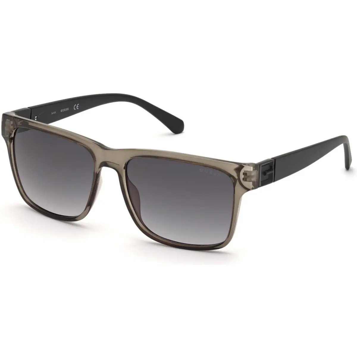 Guess GU 00004 Shiny Grey / Matte Black 20B Size 58 Sunglasses