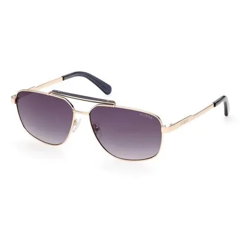 Guess GU00054 32B Aviator Gold Sunglasses