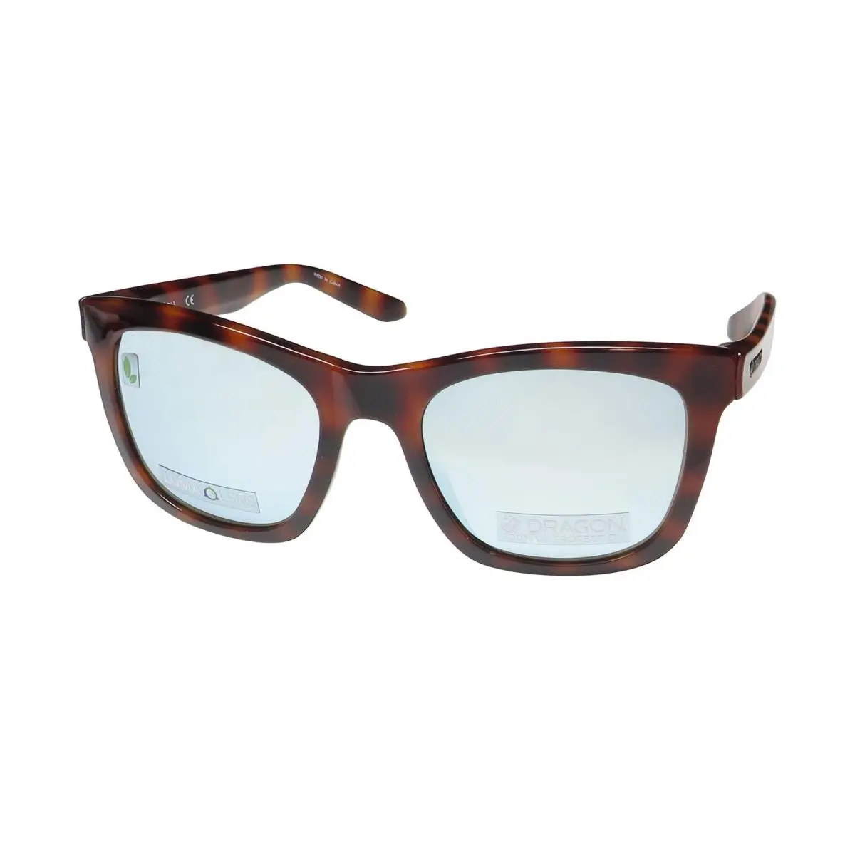 Dragon Aria LL Sunglasses Full-rim Plastic Square Womens Tortoise 238 by Dragon Alliance