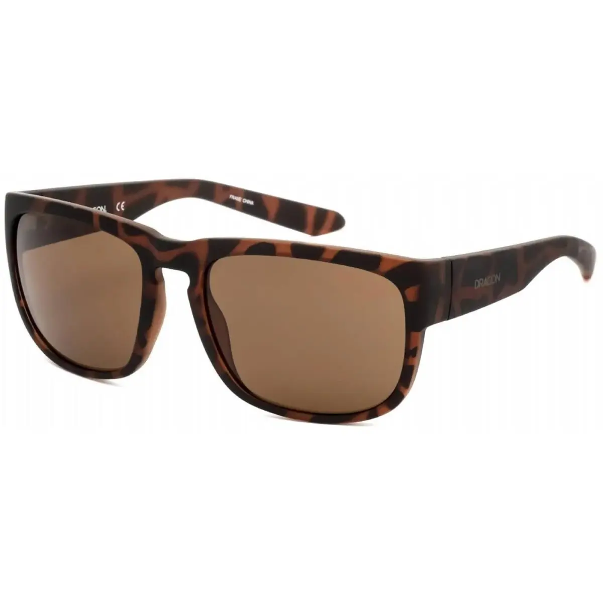 Dragon Men`s Sunglasses Matt Tort Plastic Rectangular Frame Dragon DR Rune 246 by Dragon Alliance