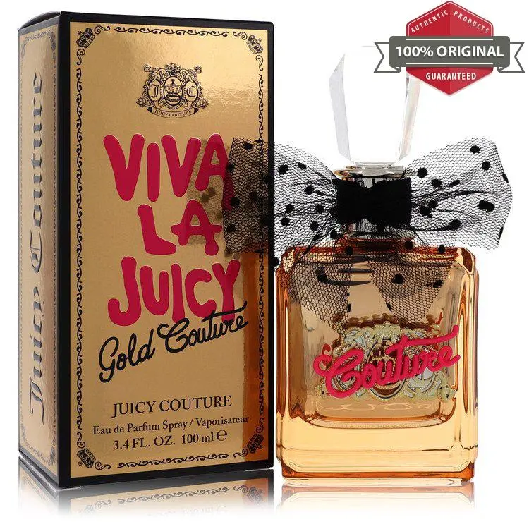 Viva La Juicy Gold Couture Perfume 3.4 oz Edp Spray For Women by Juicy Couture