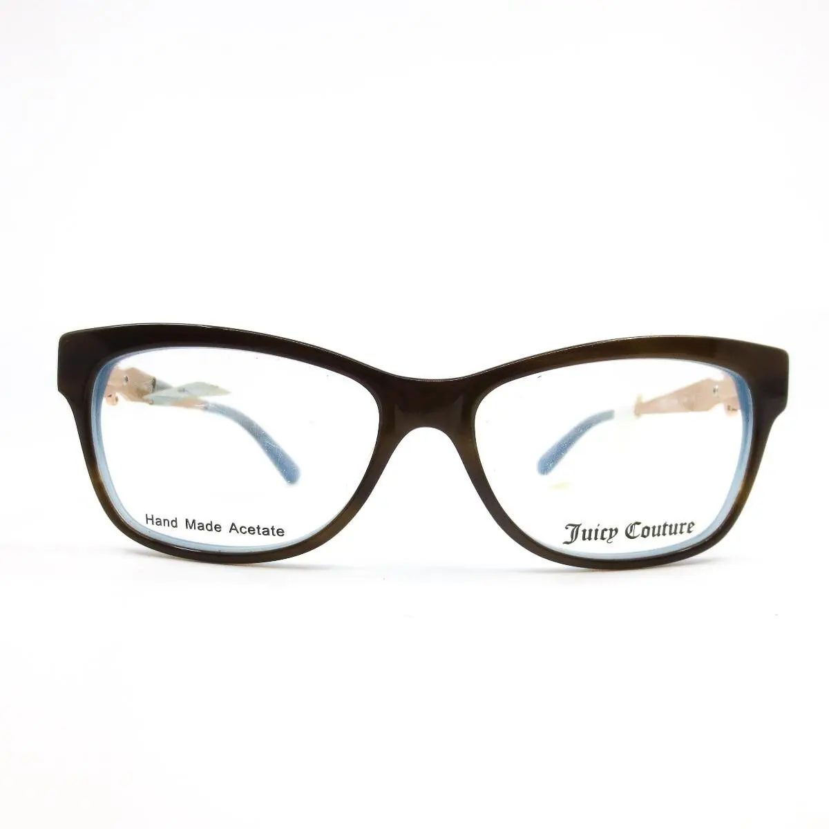 Juicy Couture Eyeglasses Frames JU138 01PR Brown Cat Eye 51-14-130