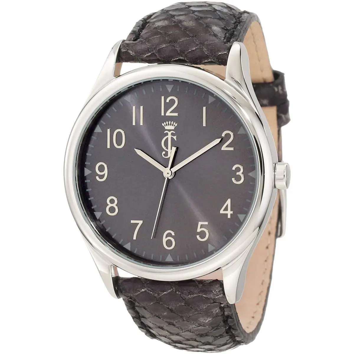 Juicy Couture 1900945 Darby Python Embossed Leather Band Watch