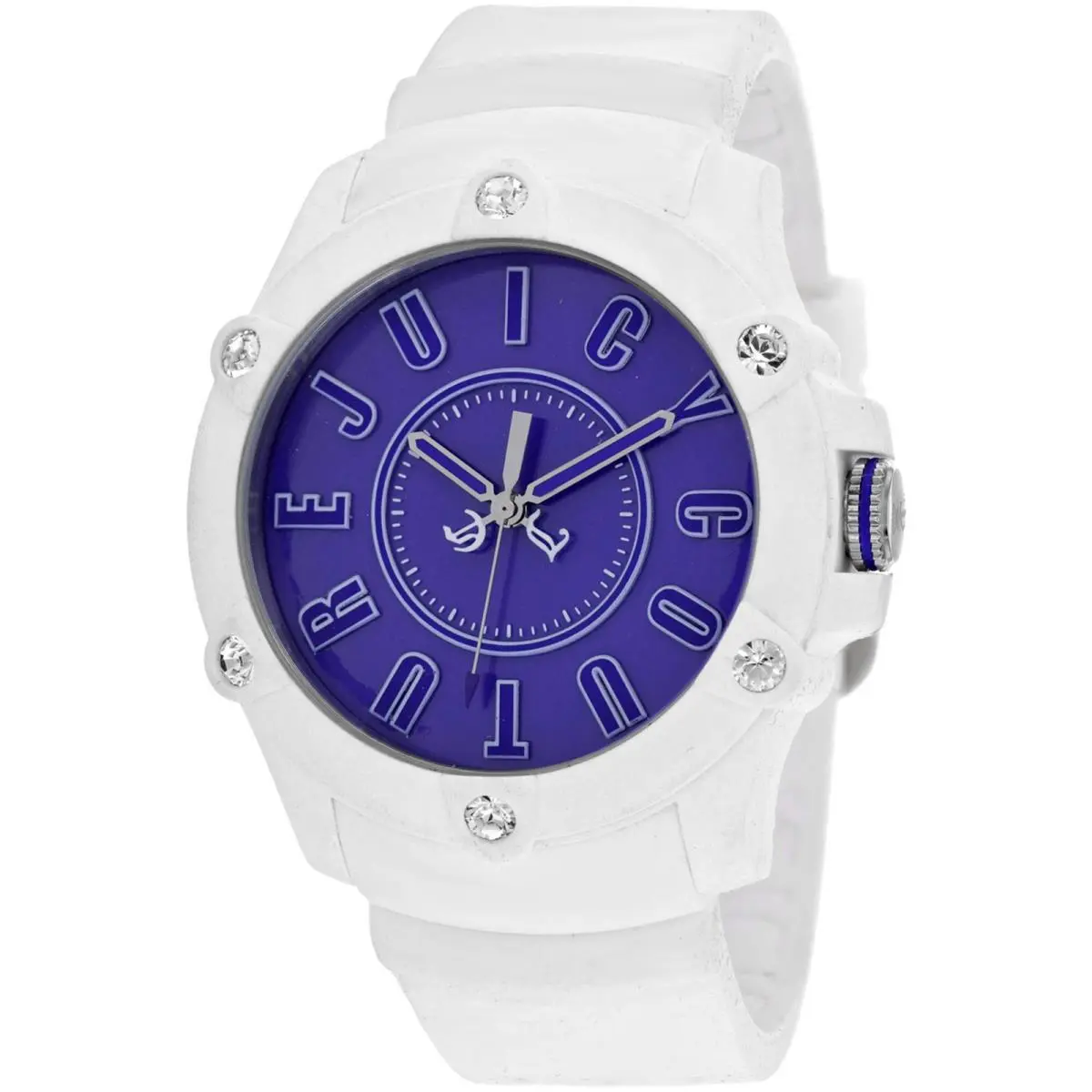 Women`s Watch Surfside Quartz Purple Dial White Strap 1900907 by Juicy Couture
