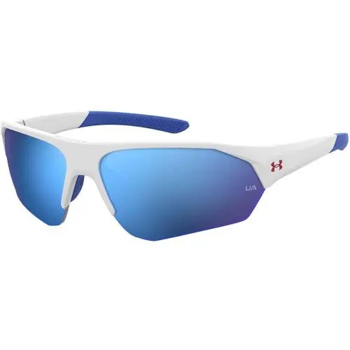 Under Armour Matte White Blue Sunglasses TR90 Frame Durable High Performance