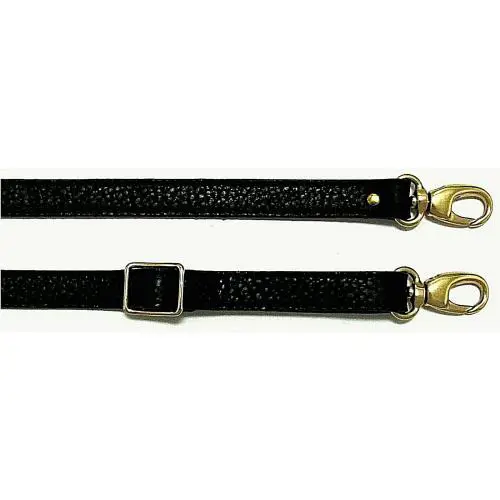 5/8 x 28 /50 Adjustable Leather Lobster Clip Shoulder/camera Bag / Purse Strap Black by Coach