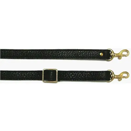 5/8 x 28 /50 Mini Bolt Snap Adjustable Crosssbody Leather Shoulder Bag Strap Black by Coach