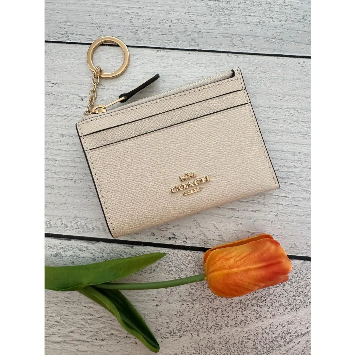 Mini Skinny Id Case Leather 88250 by Coach