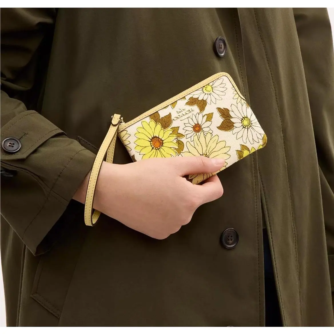 Coach wallet  - Multicolor, way: Lemon Print - Garden Glade Multi - CBB80 210