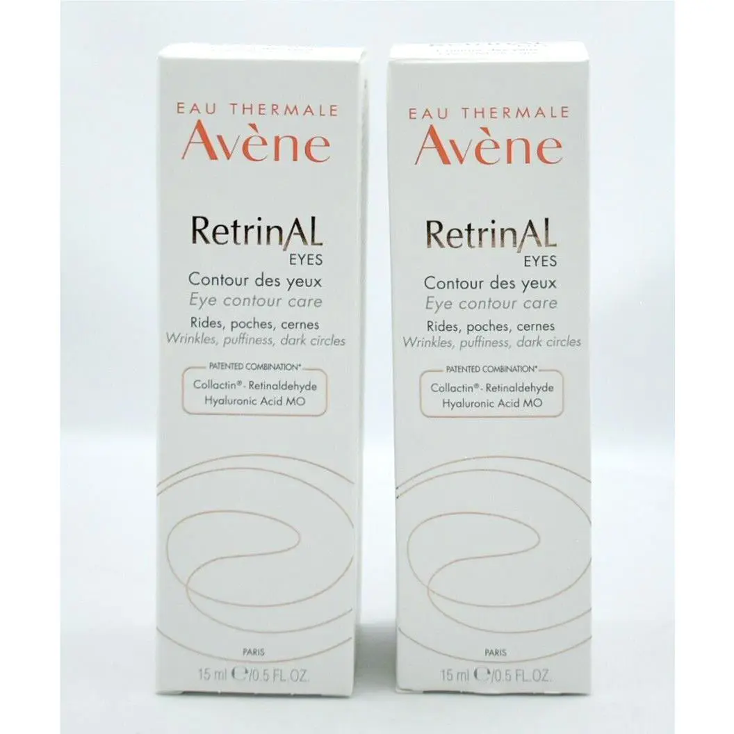 Avene Retrinal Eyes Contour Eye Care 0.5 fl Oz/ 15ml Exp 2026 2 Pack by Avène