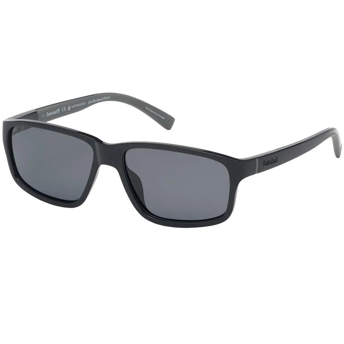 Timberland Men`s Sunglasses Shiny Black Plastic Frame UV Protection TB9186 5801D