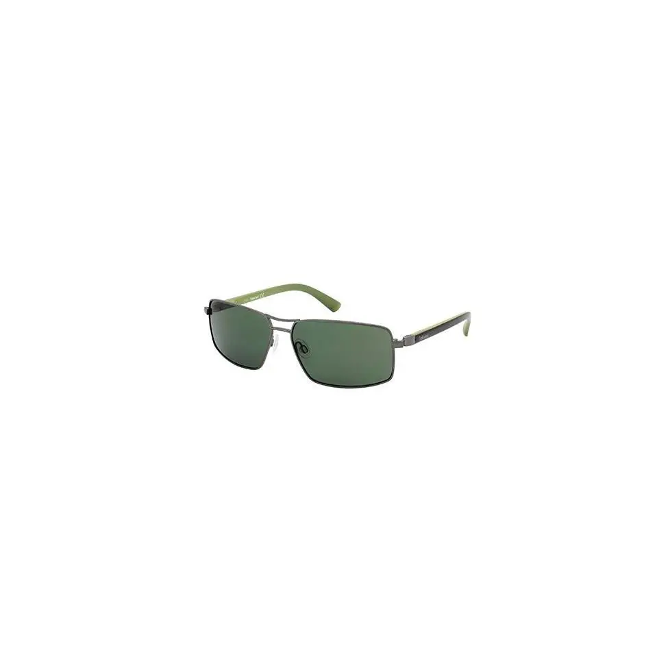 Timberland Sunglasses TB 9034 09R Polarized Satin Gunmetal / Green 60mm