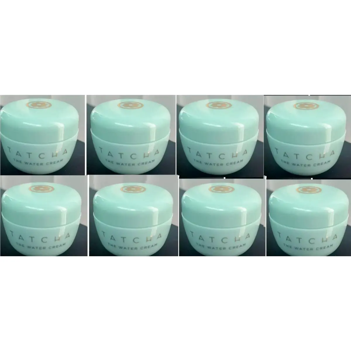 8x  The Water Cream Moisturizer 0.34 oz / 10mL Each Travel Size by Tatcha