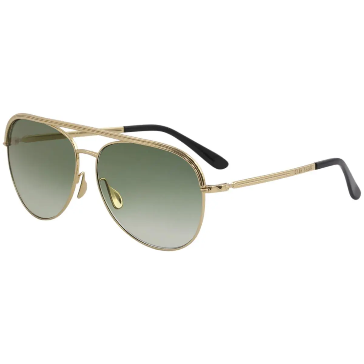Elie Saab Women`s ES012S ES/012/S Pef/vz Gold Fashion Pilot Sunglasses 60mm