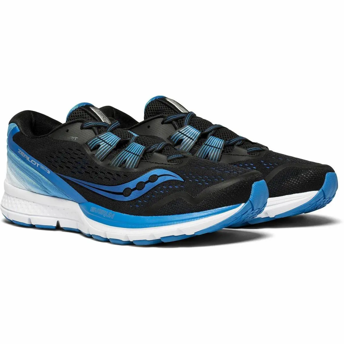 Saucony shoes - Black/Blue/White 8