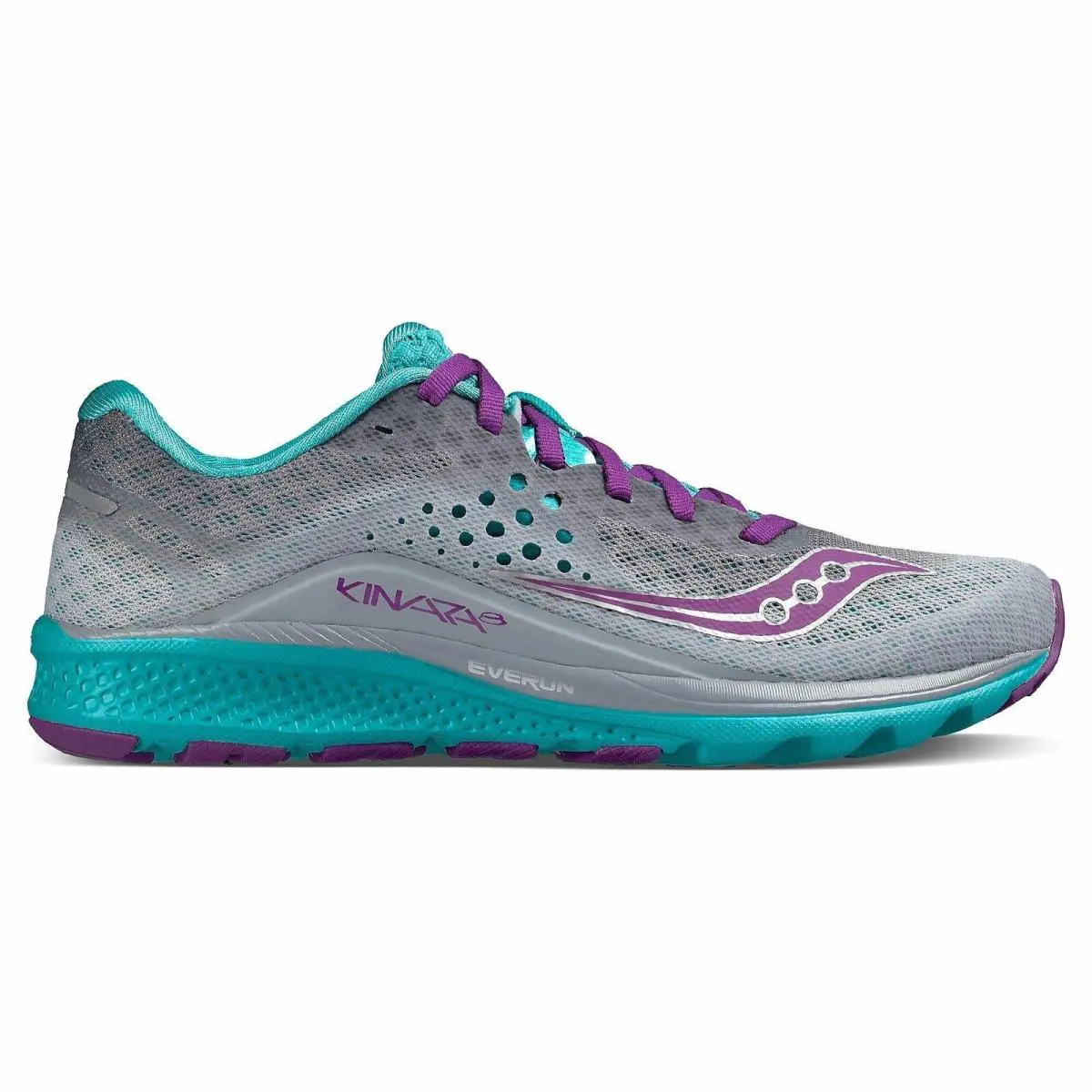 Saucony shoes - Grey/Tea/Purple 0