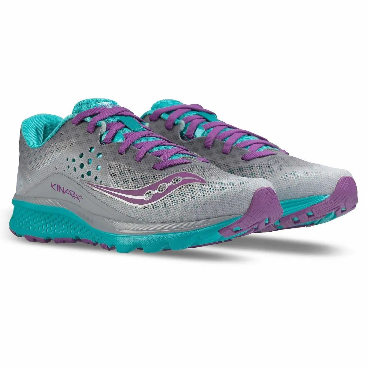 Saucony shoes - Grey/Tea/Purple 3