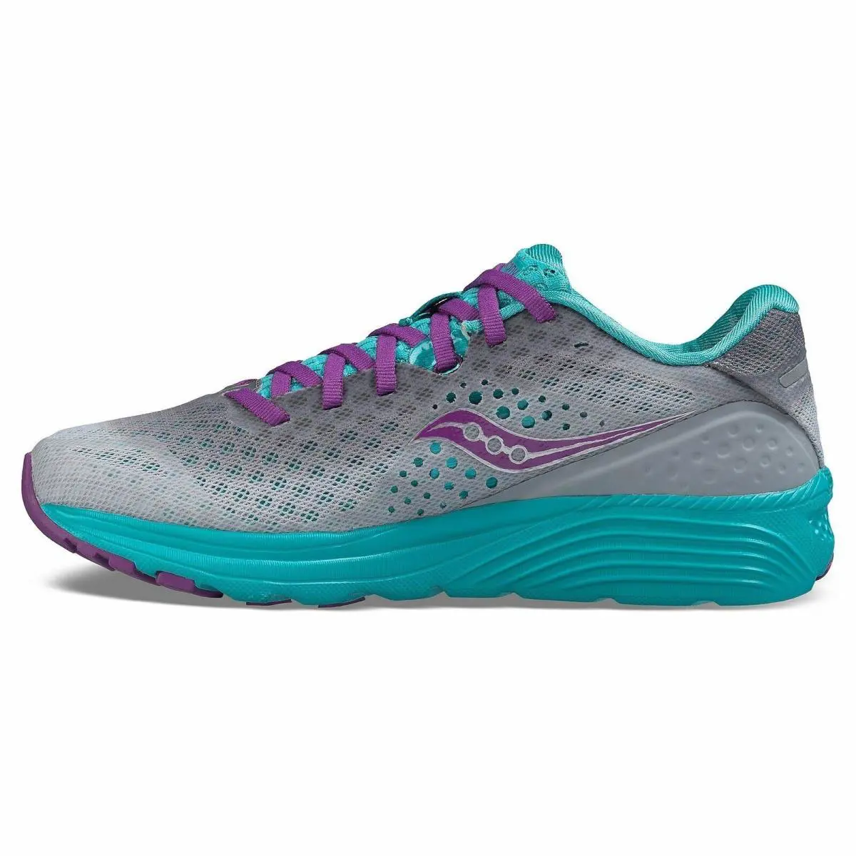 Saucony shoes - Grey/Tea/Purple 4