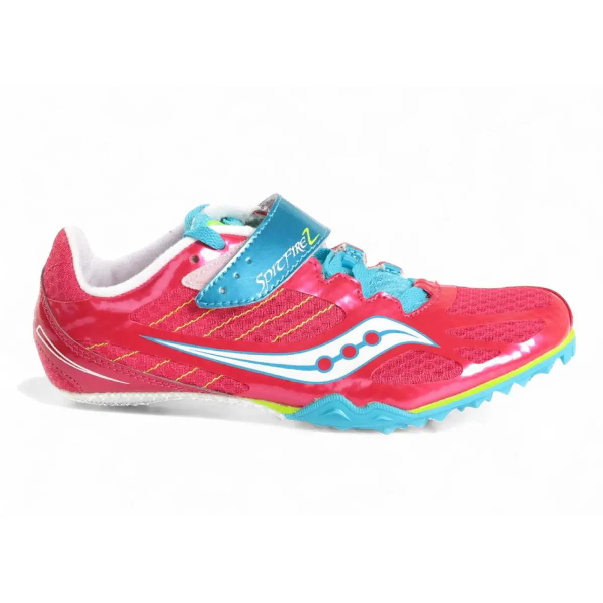10187-1 Womens Saucony Spitfire 2 - Red/Pink Blue