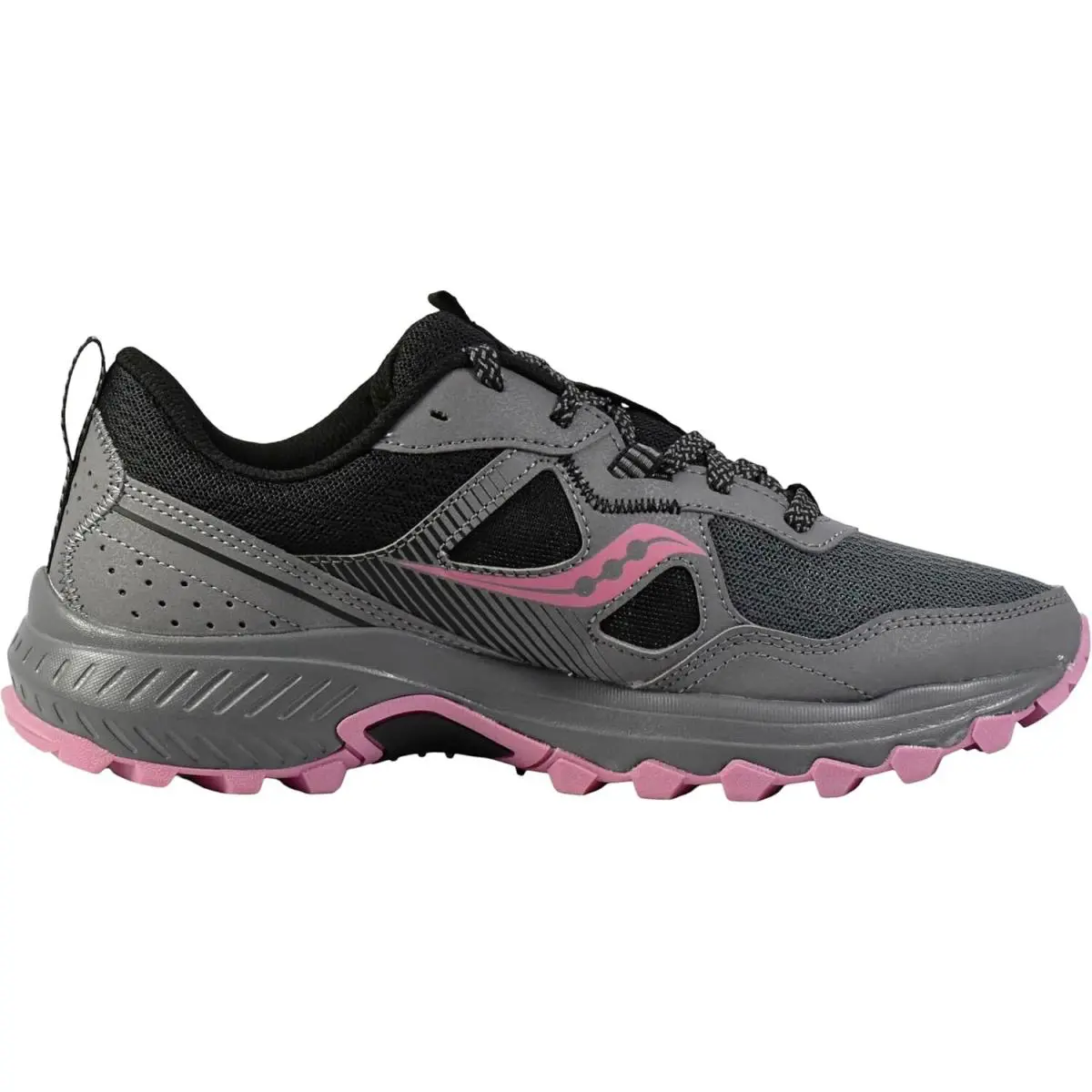 Saucony shoes - Charcoal/Rose 4