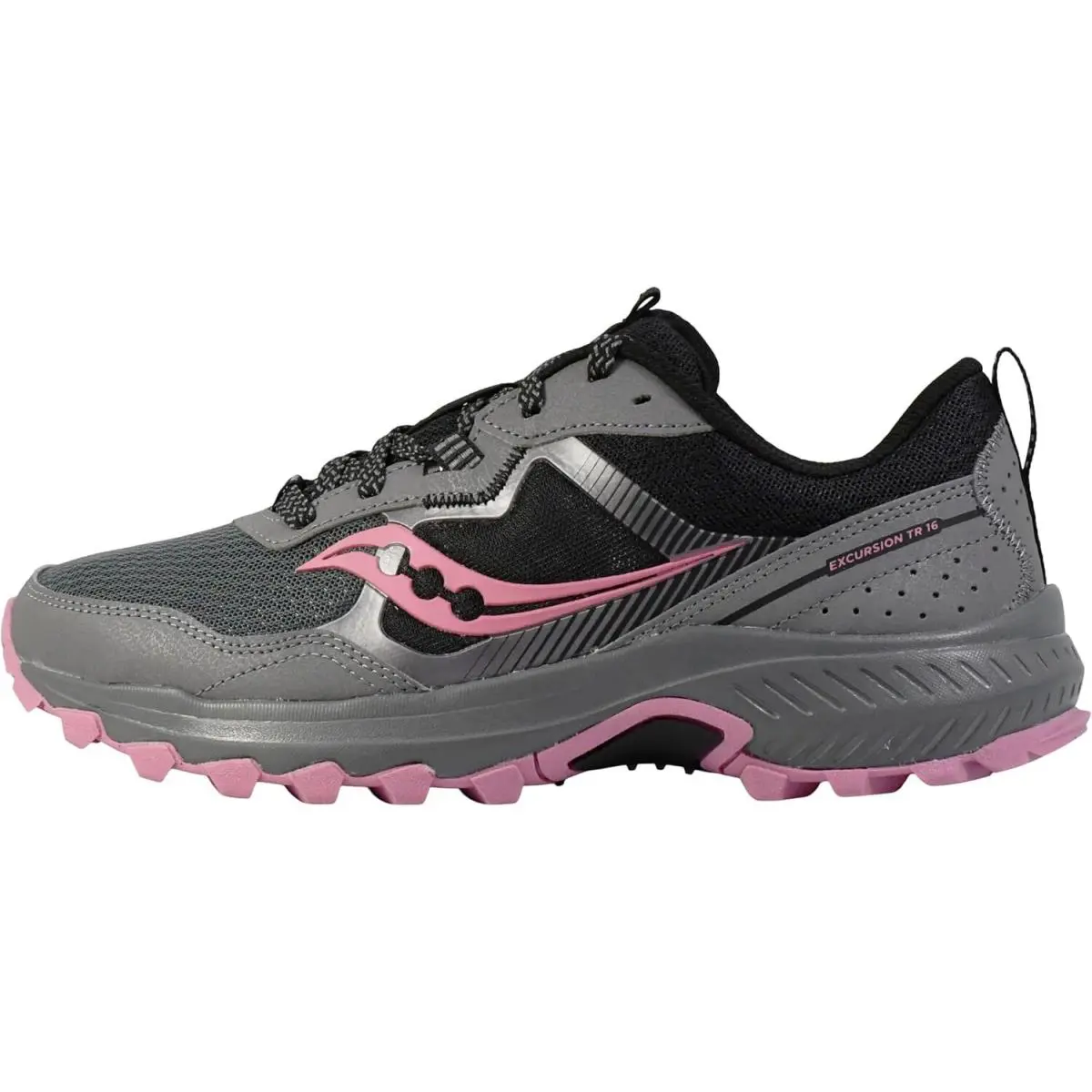 Saucony shoes - Charcoal/Rose 5