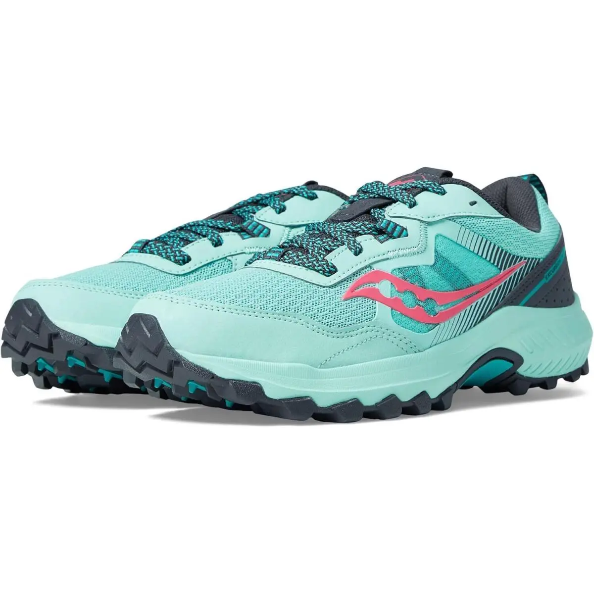 Saucony shoes - Charcoal/Rose 22