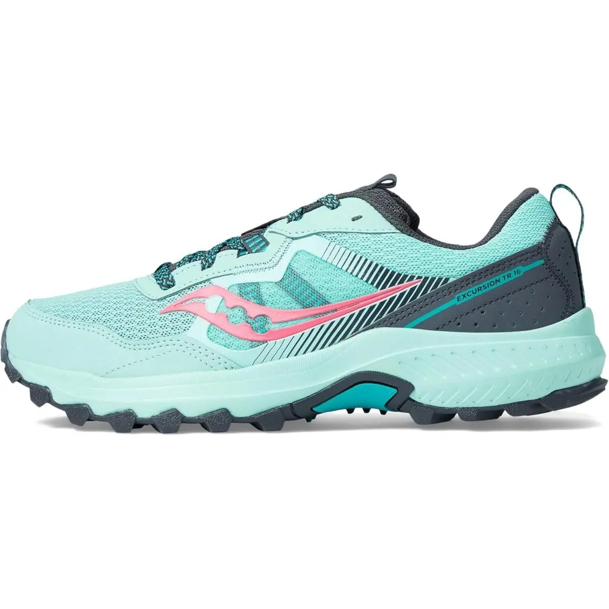 Saucony shoes - Charcoal/Rose 25