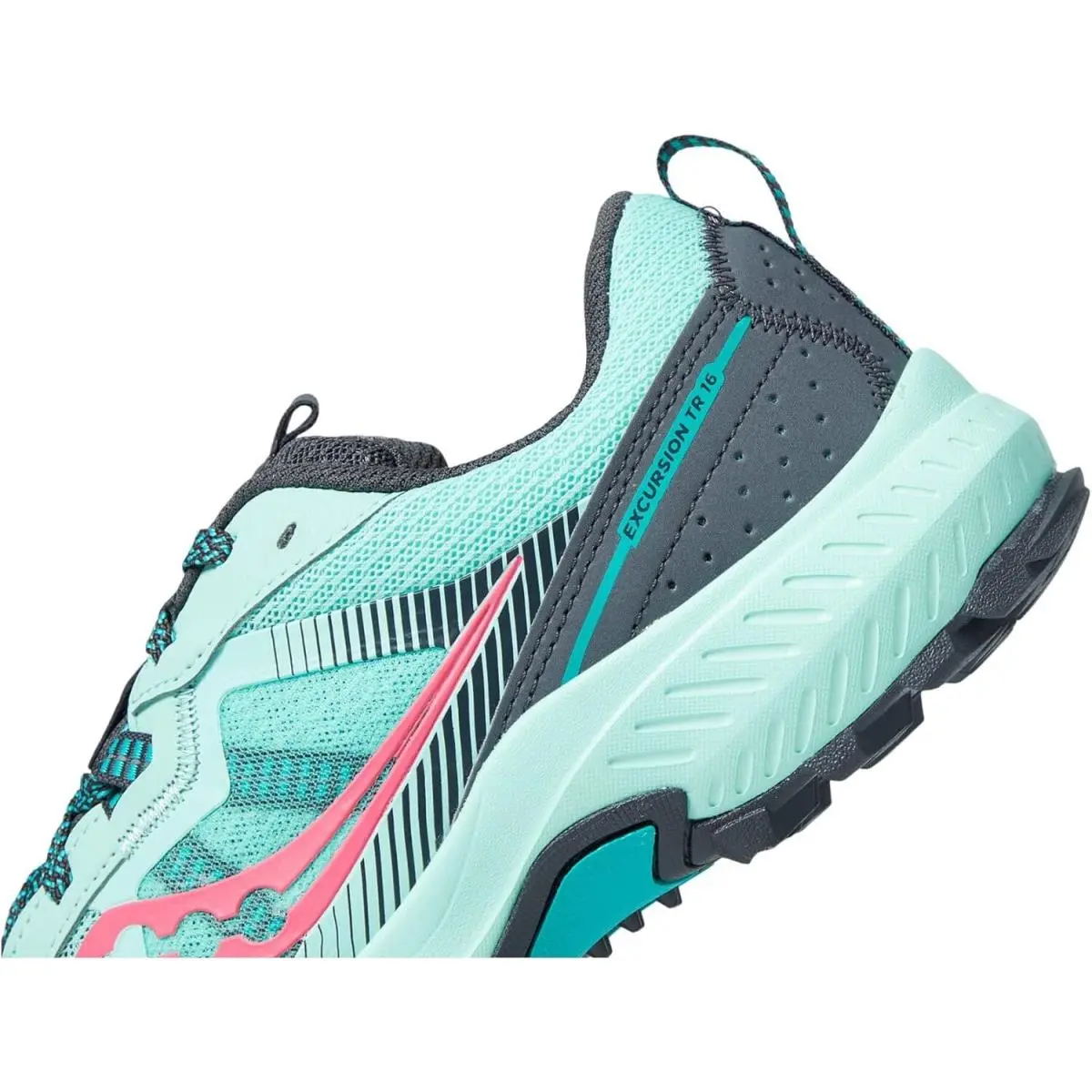 Saucony shoes - Charcoal/Rose 26